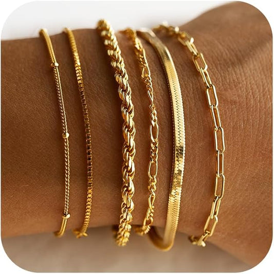 Isabella Vernetta bracelet set | Or