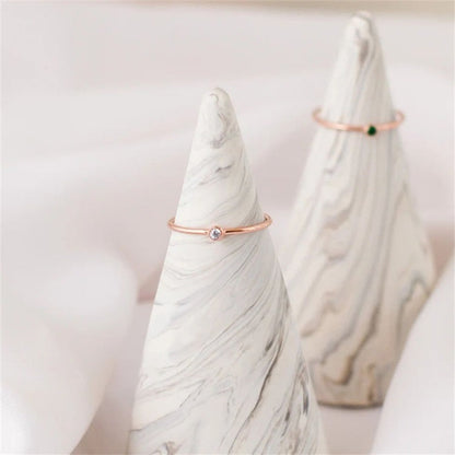 Amelia Pierre de Naissance Empilable Bague