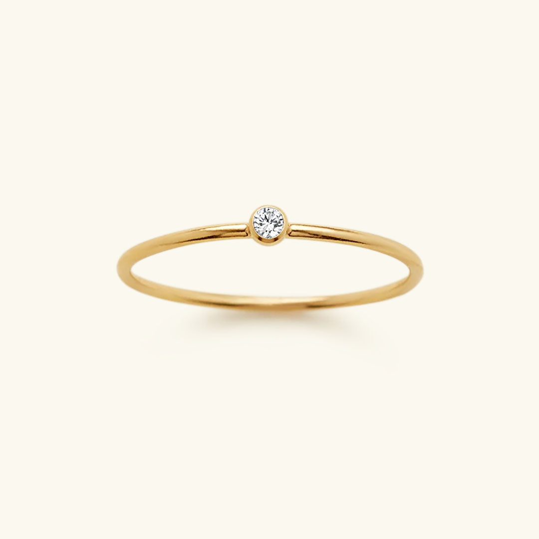 Amelia Pierre de Naissance Empilable Bague