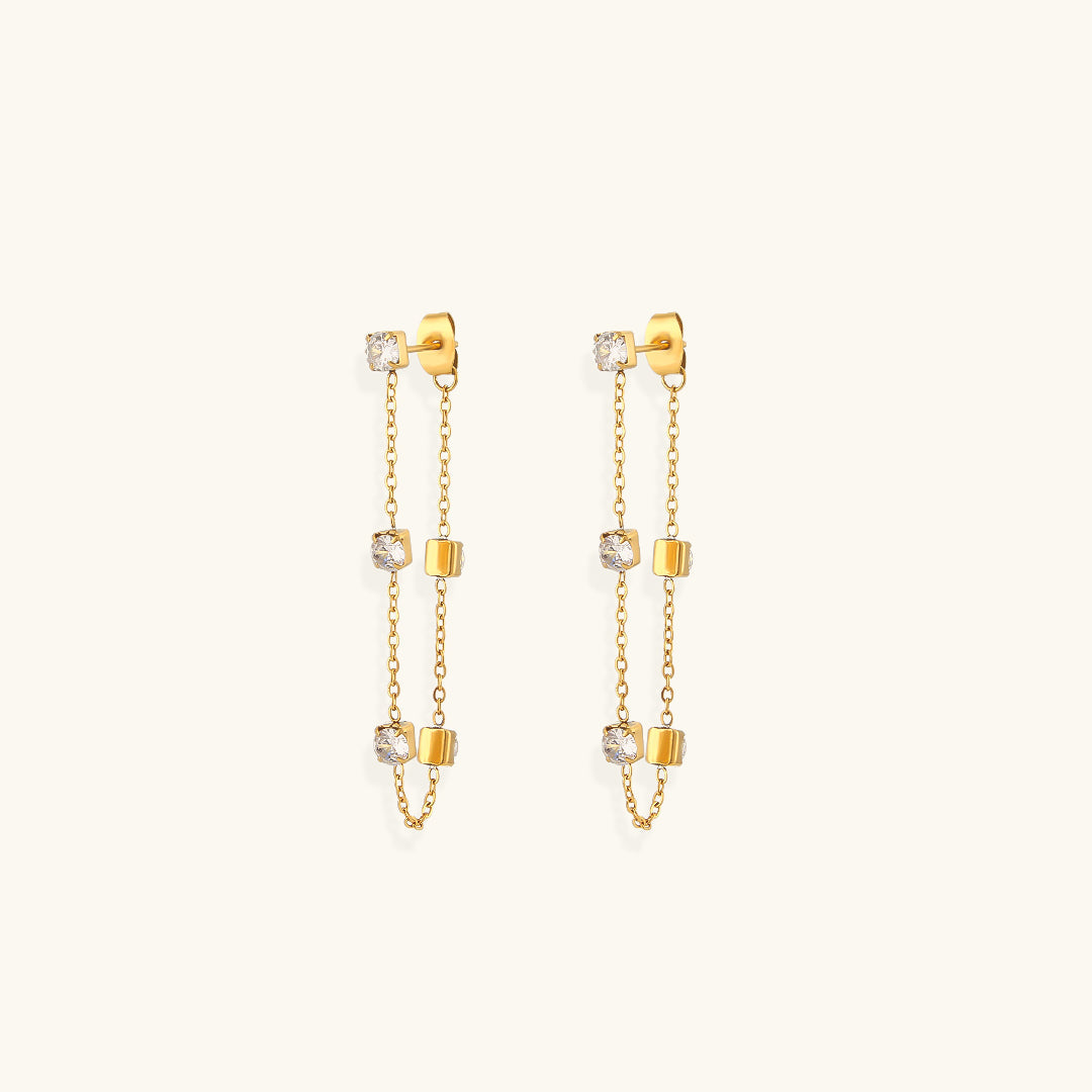 Iris Diamant Boucles d'Oreilles
