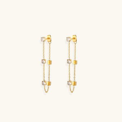 Iris Diamant Boucles d'Oreilles