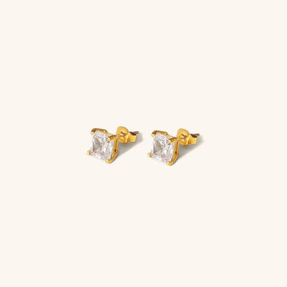March Solitaire Or Boucles d'Oreilles