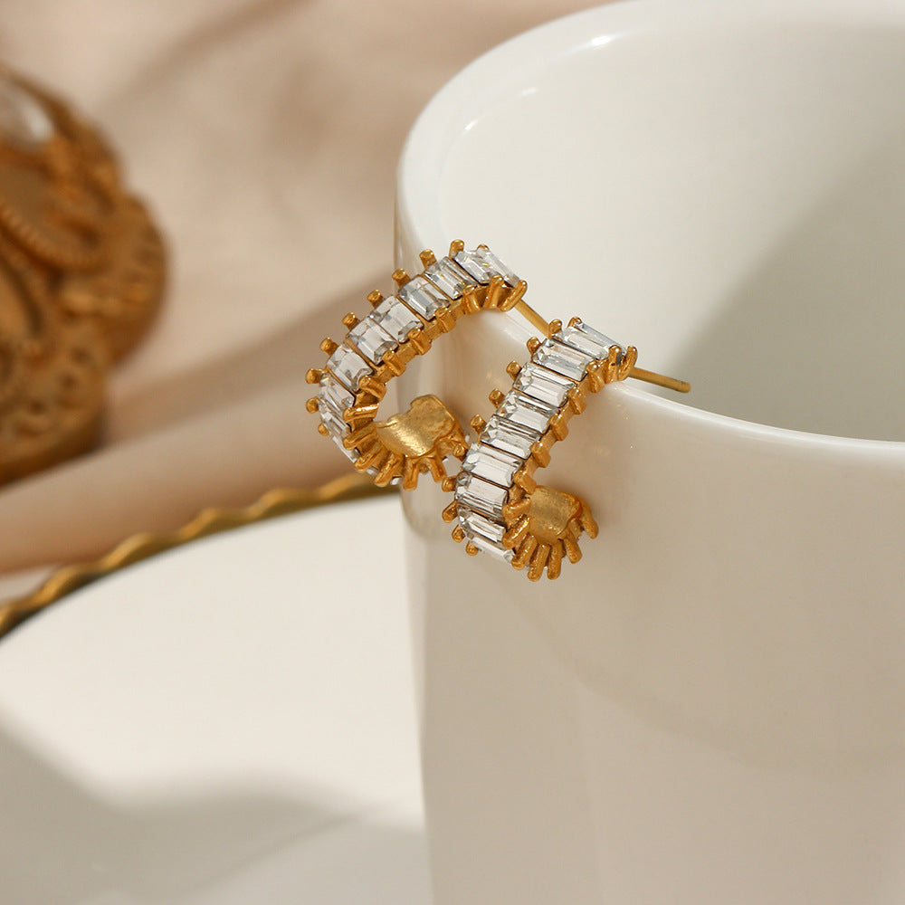 Agnes Diamant Boucles d'Oreilles