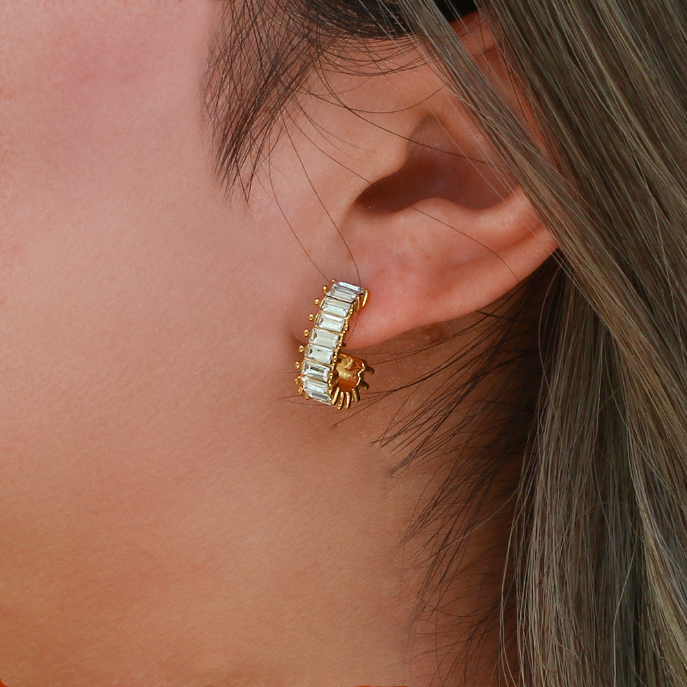 Agnes Diamant Boucles d'Oreilles