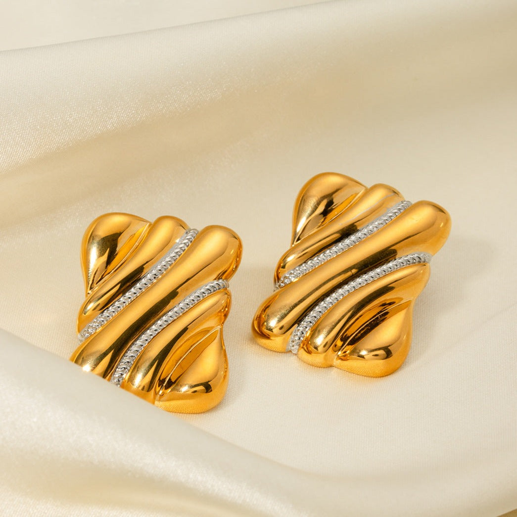 Pippa Bicolore Boucles d'Oreilles