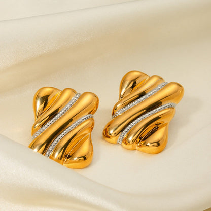 Pippa Bicolore Boucles d'Oreilles