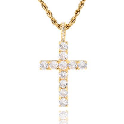 Croix collier | Or