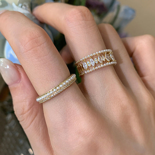 Elodie Vance Bague Set | Or