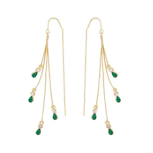 Calista Moreau Tassel Boucles d'Oreilles | Or