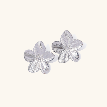 Alice Fleur Or Boucles d'Oreilles