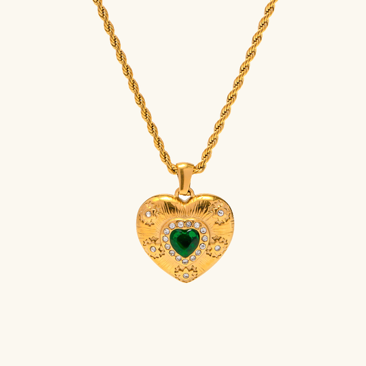 Caelus Or Cœur Collier