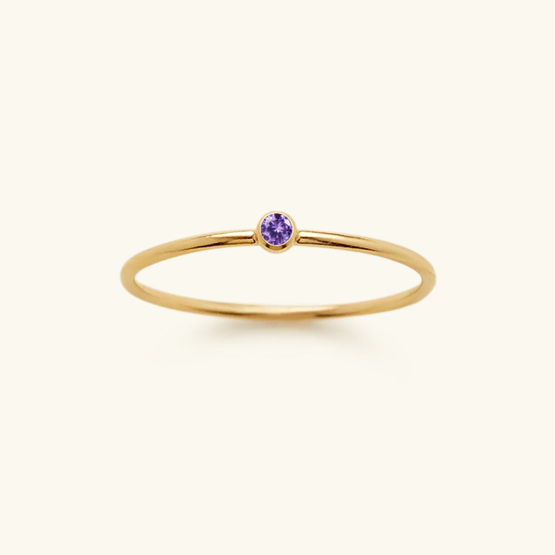 Amelia Pierre de Naissance Empilable Bague