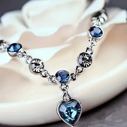 Océan Cœur Glow Bracelet | Or Blanc