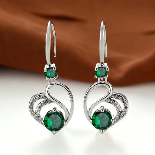 Seraphina Duval Boucles d'Oreilles | Or Blanc