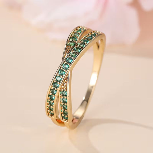 Émeraude Flow Bague | Or