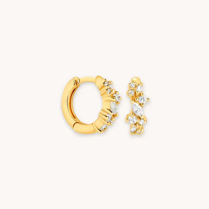 Cristal Cluster Huggies | Or