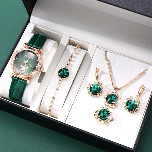 Verdantra Timecourt Bijou Set | Or
