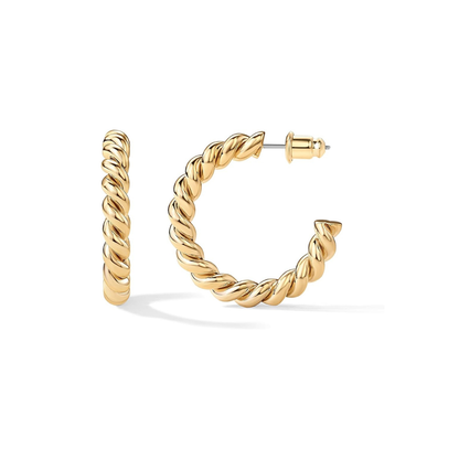Corde Twist Créoles | Or