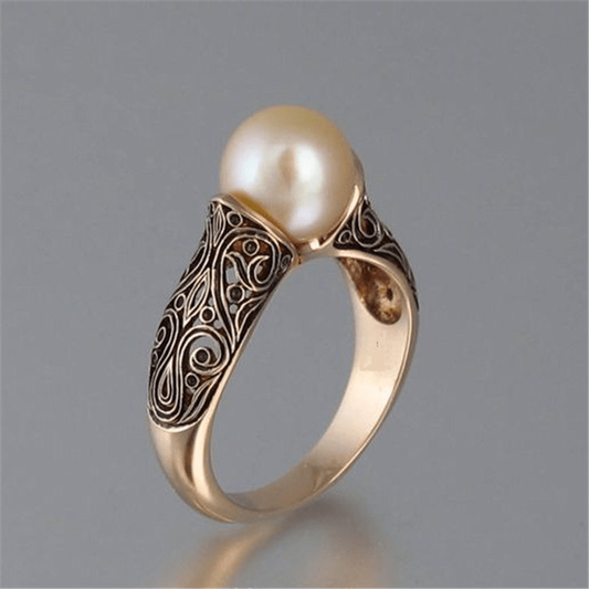 Timeless Vintage Perle Or Bague