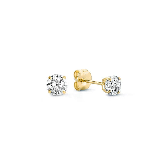 Larmes de Lune Pierre Puces d'Oreilles | Or