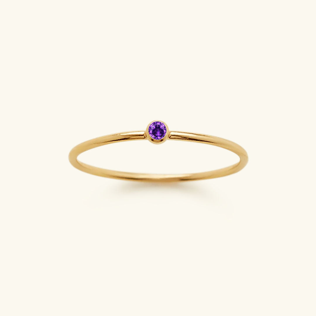 Amelia Pierre de Naissance Empilable Bague