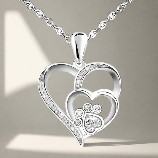 Inolt™ | Patte & Cœur Collier en Argent