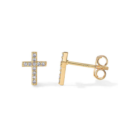 Paved Croix Puces | Or